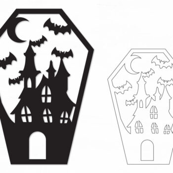 Intra απο ξύλο plywood Χρώμα wenge 3mm-4mm πάχος - Halloween Lasercut Δίασταση 15x15 cm INTRAFABR-85416740 - Image 5