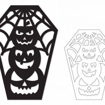 Intra απο ξύλο plywood Χρώμα wenge 3mm-4mm πάχος - Halloween Lasercut Δίασταση 15x15 cm INTRAFABR-85416740 - Image 7