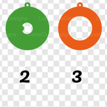 Intra απο ξύλο plywood  Χρώμα wenge 3mm-4mm πάχος - Halloween Layered Eye Σκουλαρίκι Δίασταση 3x3 cm INTRAFABR-107343858 - Image 2