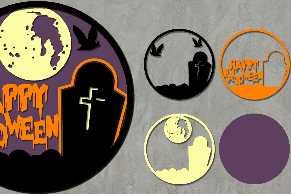 Intra απο ξύλο plywood  Χρώμα wenge 3mm-4mm πάχος - Απόκριες πολυεπίπεδη στρογγυλή πινακίδα Δίασταση 30x20 cm INTRAFABR-109536649