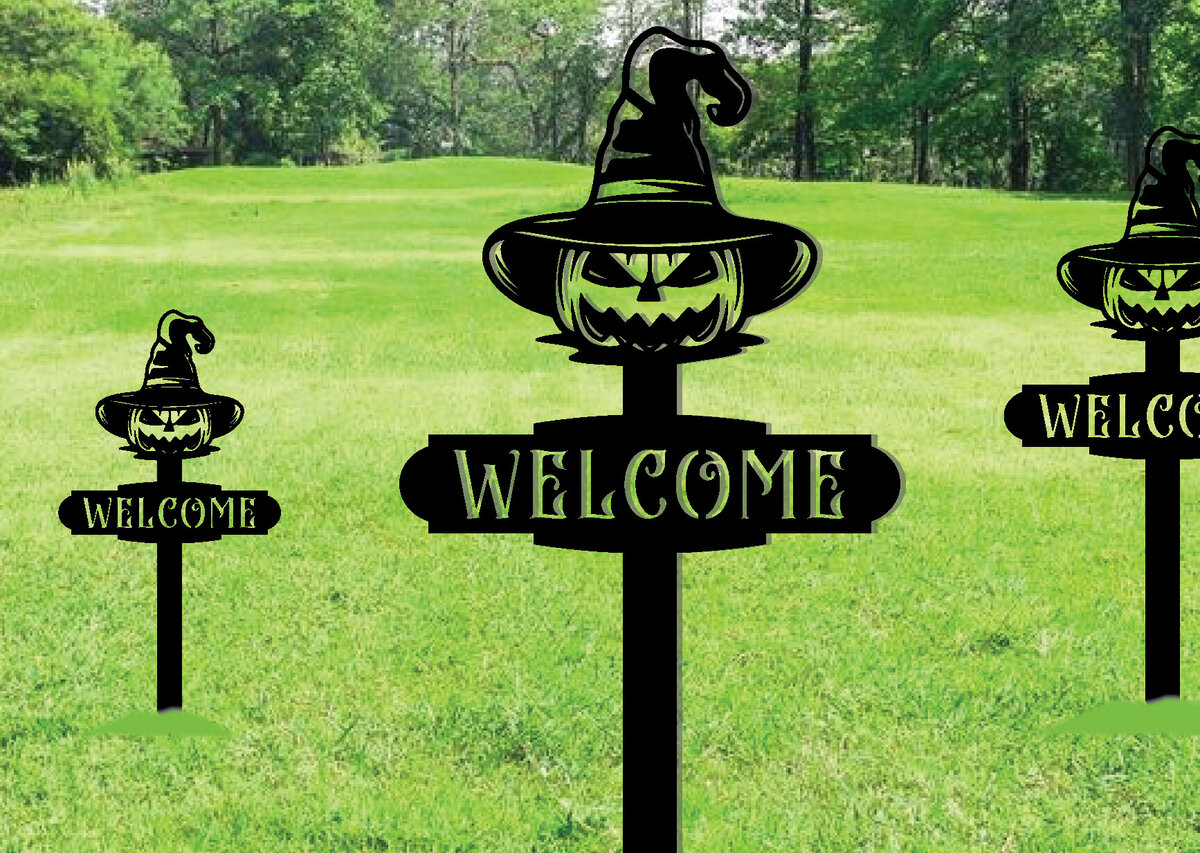 Intra απο ξύλο plywood  Χρώμα wenge 3mm-4mm πάχος - Διακοσμητικό σημάδι Halloween Metal Garden Stakes Δίασταση 30x40 cm INTRAFABR-79600211