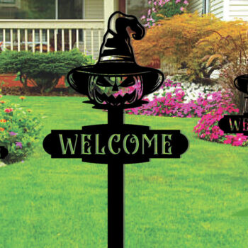 Intra απο ξύλο plywood  Χρώμα wenge 3mm-4mm πάχος - Διακοσμητικό σημάδι Halloween Metal Garden Stakes Δίασταση 30x40 cm INTRAFABR-79600211 - Image 2