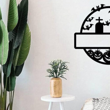 Intra απο ξύλο plywood  Χρώμα wenge 3mm-4mm πάχος - Αρχεία αποκοπής με λέιζερ Halloween Metal Sing Δίασταση 40x50 cm INTRAFABR-122343175 - Image 2