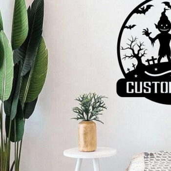 Intra απο ξύλο plywood  Χρώμα wenge 3mm-4mm πάχος - με λέιζερ ού τοίχου Halloween Δίασταση 40x50 cm INTRAFABR-70963636 - Image 2