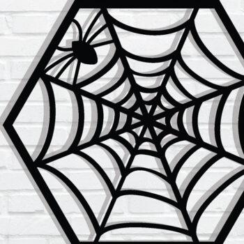 Intra απο ξύλο plywood  Χρώμα wenge 3mm-4mm πάχος - με λέιζερ ού τοίχου Halloween Δίασταση 40x50 cm INTRAFABR-4524247 - Image 1