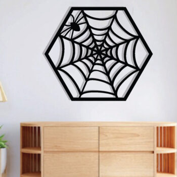 Intra απο ξύλο plywood  Χρώμα wenge 3mm-4mm πάχος - με λέιζερ ού τοίχου Halloween Δίασταση 40x50 cm INTRAFABR-4524247 - Image 2