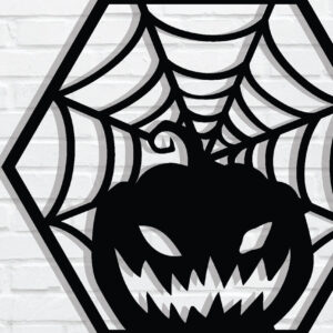 Intra απο ξύλο plywood  Χρώμα wenge 3mm-4mm πάχος - με λέιζερ ού τοίχου Halloween Δίασταση 40x50 cm INTRAFABR-123757200