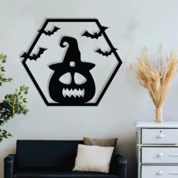 Intra απο ξύλο plywood Χρώμα wenge 3mm-4mm πάχος - διακόσμηση τοίχου Halloween, Δίασταση 40x50 cm INTRAFABR-65275116 - Image 3