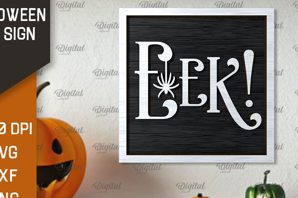 Intra απο ξύλο plywood  Χρώμα wenge 3mm-4mm πάχος - με λέιζερ Mini για το Halloween Δίασταση 15x15 cm INTRAFABR-122379945