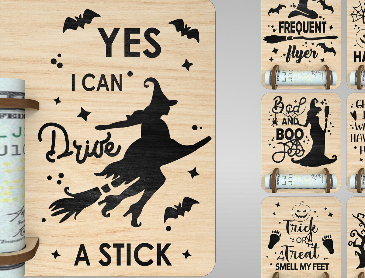 Intra απο ξύλο plywood  Χρώμα wenge 3mm-4mm πάχος - Στολίδια για αποκριάτικες θήκες για χρήματα Δίασταση 6x6 cm INTRAFABR-65211025