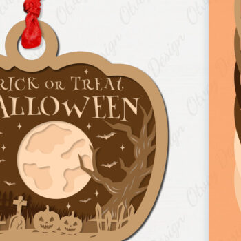 Intra απο ξύλο plywood  Χρώμα wenge 3mm-4mm πάχος - κοπής με λέιζερ για αποκριάτικο στολίδι Δίασταση 6x6 cm INTRAFABR-107725214 - Image 1