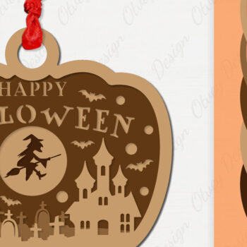 Intra απο ξύλο plywood  Χρώμα wenge 3mm-4mm πάχος - κοπής με λέιζερ για αποκριάτικο στολίδι Δίασταση 6x6 cm INTRAFABR-124950526 - Image 1