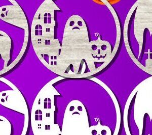 Intra απο ξύλο plywood  Χρώμα wenge 3mm-4mm πάχος - Αποκριάτικο στολίδι . Δίασταση 30x30 cm INTRAFABR-65796025