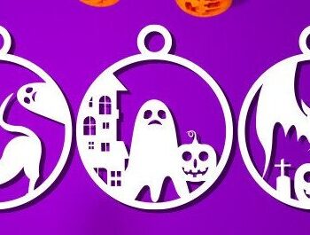 Intra απο ξύλο plywood  Χρώμα wenge 3mm-4mm πάχος - Αποκριάτικο στολίδι . Δίασταση 30x30 cm INTRAFABR-65796025 - Image 3