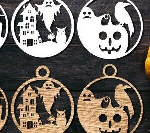 Intra απο ξύλο plywood  Χρώμα wenge 3mm-4mm πάχος - Αποκριάτικο στολίδι . Δίασταση 30x30 cm INTRAFABR-115578817