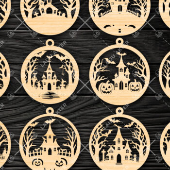 Intra απο ξύλο plywood  Χρώμα wenge 3mm-4mm πάχος - Πακέτο υ περικοπής για αποκριάτικα στολίδια Δίασταση 6x6 cm INTRAFABR-103855197 - Image 1