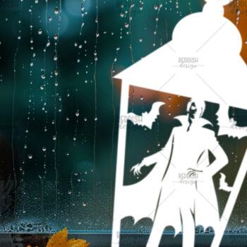 Intra απο ξύλο plywood  Χρώμα wenge 3mm-4mm πάχος - Χάρτινο Φανάρι αποκριών , Διακόσμηση σπιτιού Δίασταση 15x15 cm INTRAFABR-103854592 - Image 1