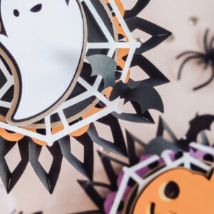 Intra απο ξύλο plywood  Χρώμα wenge 3mm-4mm πάχος - Πρότυπο από χαρτί ροζέτα αποκριών Δίασταση 15x15 cm INTRAFABR-121515726