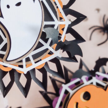 Intra απο ξύλο plywood  Χρώμα wenge 3mm-4mm πάχος - Πρότυπο από χαρτί ροζέτα αποκριών Δίασταση 15x15 cm INTRAFABR-121515726 - Image 1