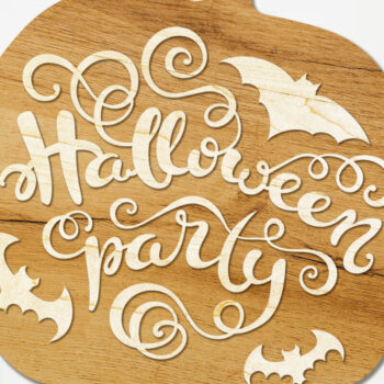 Intra απο ξύλο plywood  Χρώμα wenge 3mm-4mm πάχος - Διακόσμηση κολοκύθας για το Halloween Party Δίασταση 5x8 cm INTRAFABR-111648203 - Image 3