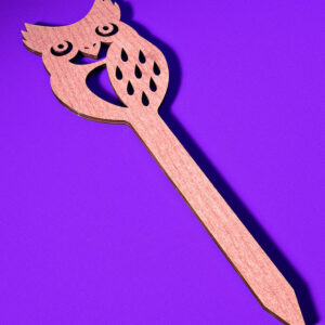 Intra απο ξύλο plywood  Χρώμα wenge 3mm-4mm πάχος - Halloween Plant Stakes Δίασταση 15x15 cm INTRAFABR-9805315