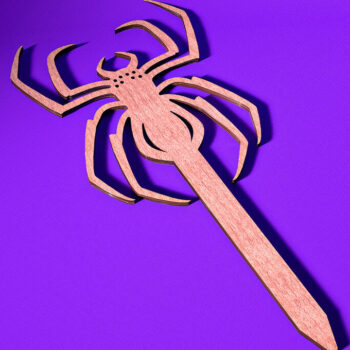 Intra απο ξύλο plywood  Χρώμα wenge 3mm-4mm πάχος - Halloween Plant Stakes Δίασταση 15x15 cm INTRAFABR-101657235 - Image 11