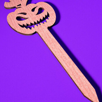 Intra απο ξύλο plywood  Χρώμα wenge 3mm-4mm πάχος - Halloween Plant Stakes Δίασταση 15x15 cm INTRAFABR-101657235 - Image 12