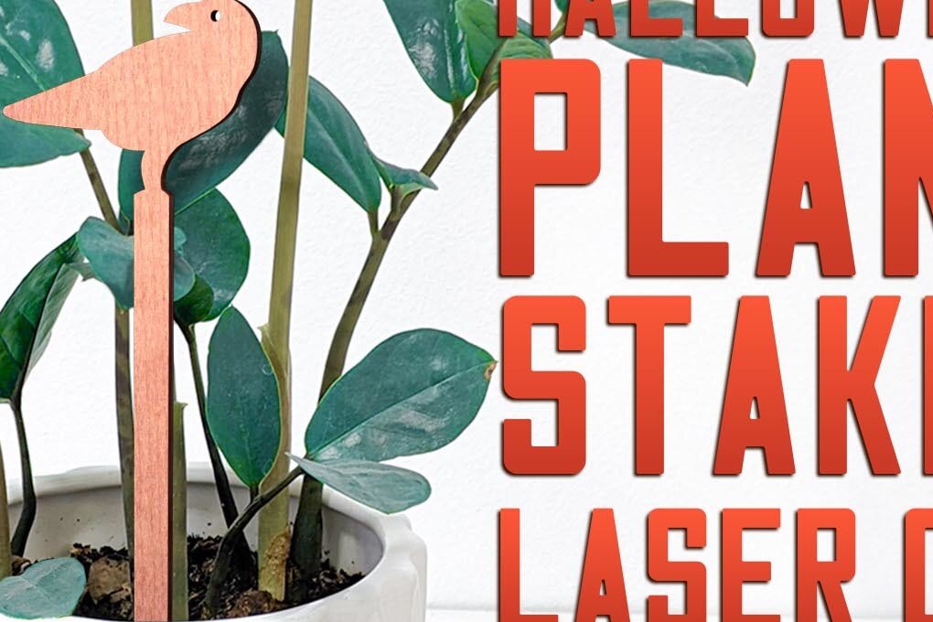 Intra απο ξύλο plywood  Χρώμα wenge 3mm-4mm πάχος - Halloween Plant Stakes Δίασταση 15x15 cm INTRAFABR-101658265