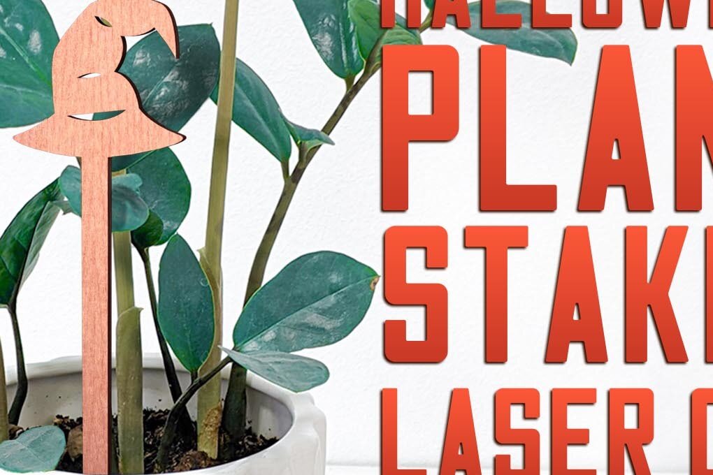 Intra απο ξύλο plywood  Χρώμα wenge 3mm-4mm πάχος - Halloween Plant Stakes Δίασταση 15x15 cm INTRAFABR-101655744