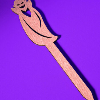 Intra απο ξύλο plywood  Χρώμα wenge 3mm-4mm πάχος - Halloween Plant Stakes Δίασταση 15x15 cm INTRAFABR-79823856 - Image 1