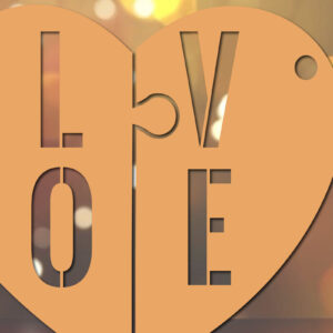 Intra απο ξύλο plywood 3mm-4mm πάχος – Μπρελόκ Valentine Μπρελόκ με Δίασταση  5x5 cm INTRAFABR-21337944