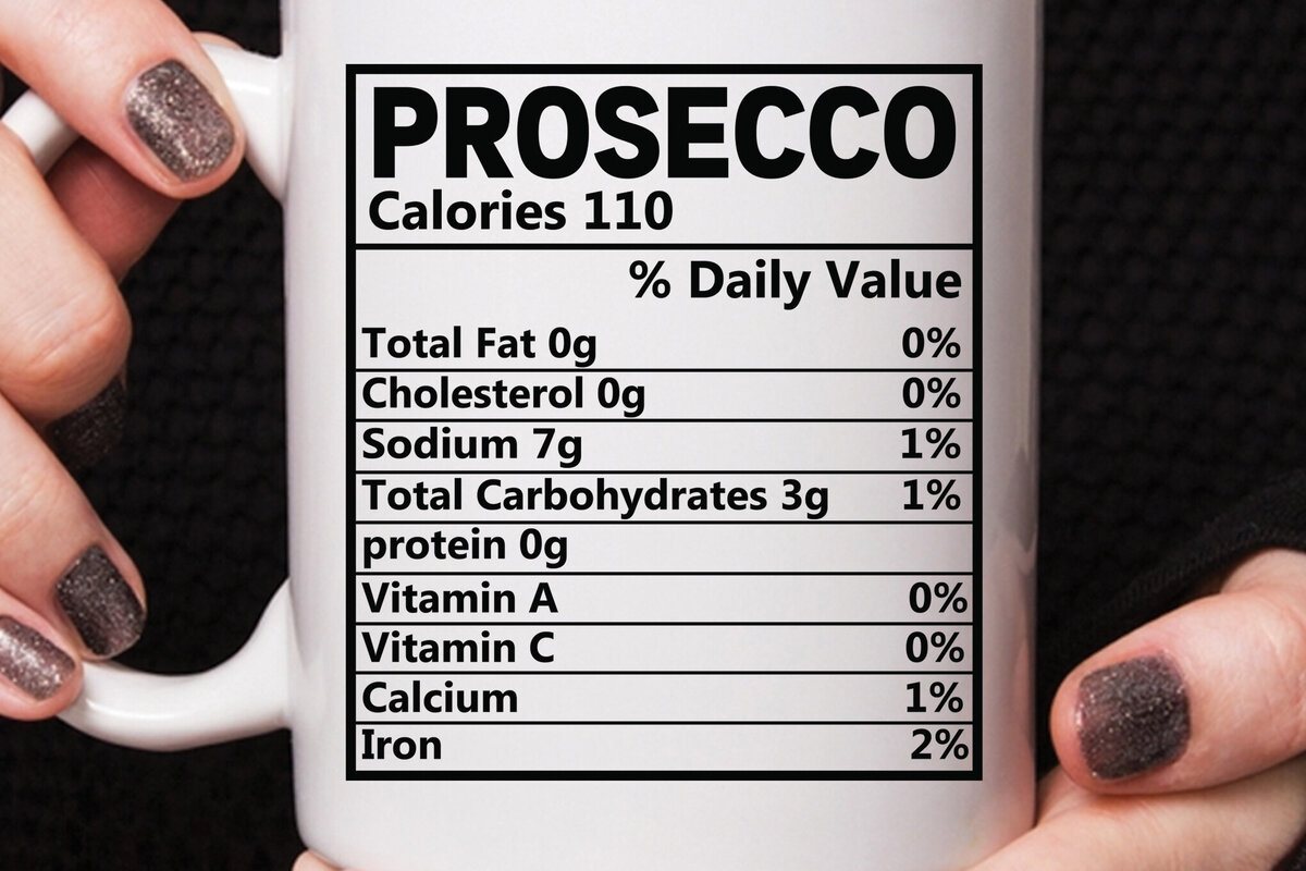 Intra απο ξύλο plywood 3mm-4mm πάχος – Prosecco Nutrition Facts Design Δίασταση  40x30 cm INTRAFABR-104122181