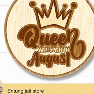 Intra απο ξύλο plywood 3mm-4mm πάχος – Οι βασίλισσες γεννιούνται τον Αύγουστο 3D Δίασταση  20x20 cm INTRAFABR-35779610