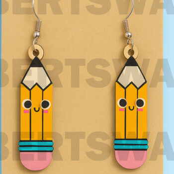 Intra απο ξύλο plywood 3mm-4mm πάχος – Σκουλαρίκια χάρακας – Εργαλείο τάξης Δίασταση  5x5 cm INTRAFABR-124968251 - Image 1