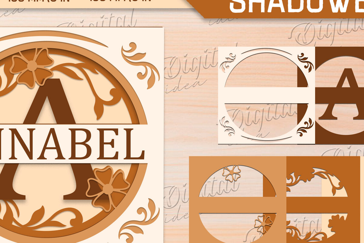 Intra απο ξύλο plywood 3mm-4mm πάχος – Κοπή χαρτιού αλφαβήτου Shadow Box. Γράμμα α Δίασταση  20x20 cm INTRAFABR-85704496