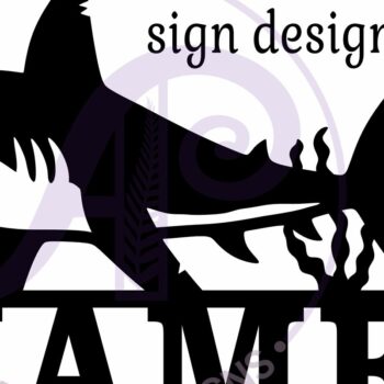 Intra απο ξύλο plywood 3mm-4mm πάχος – Αρχείο κοπής με λέιζερ Sign Name Shark Δίασταση  40x30 cm INTRAFABR-113731609 - Image 5