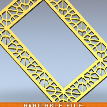 Intra απο ξύλο plywood 3mm-4mm πάχος – Απλή παραδοσιακή κοπή CNC Δίασταση  20x20 cm INTRAFABR-123291933 - Image 1