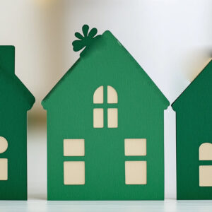 Intra απο ξύλο plywood 3mm-4mm πάχος – Σπίτια St. Patrick's Day PaperCut Cu Δίασταση  20x20 cm INTRAFABR-117848898