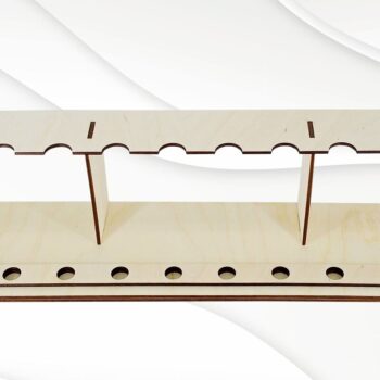 Intra απο ξύλο plywood 3mm-4mm πάχος – Σταθείτε για 10 στυλό. Διανυσματικά αρχεία κοπής με λέιζερ Δίασταση  20x20 cm INTRAFABR-82782332 - Image 2
