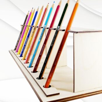 Intra απο ξύλο plywood 3mm-4mm πάχος – Σταθείτε για 10 στυλό. Διανυσματικά αρχεία κοπής με λέιζερ Δίασταση  20x20 cm INTRAFABR-82782332 - Image 9