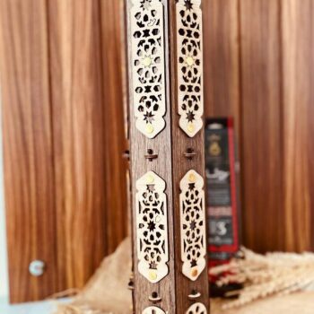 Intra απο ξύλο plywood 3mm-4mm πάχος – Θυμιατήριο αντίκα ξύλου 20x20 cm INTRAVECTRY-MY544034 - Image 4
