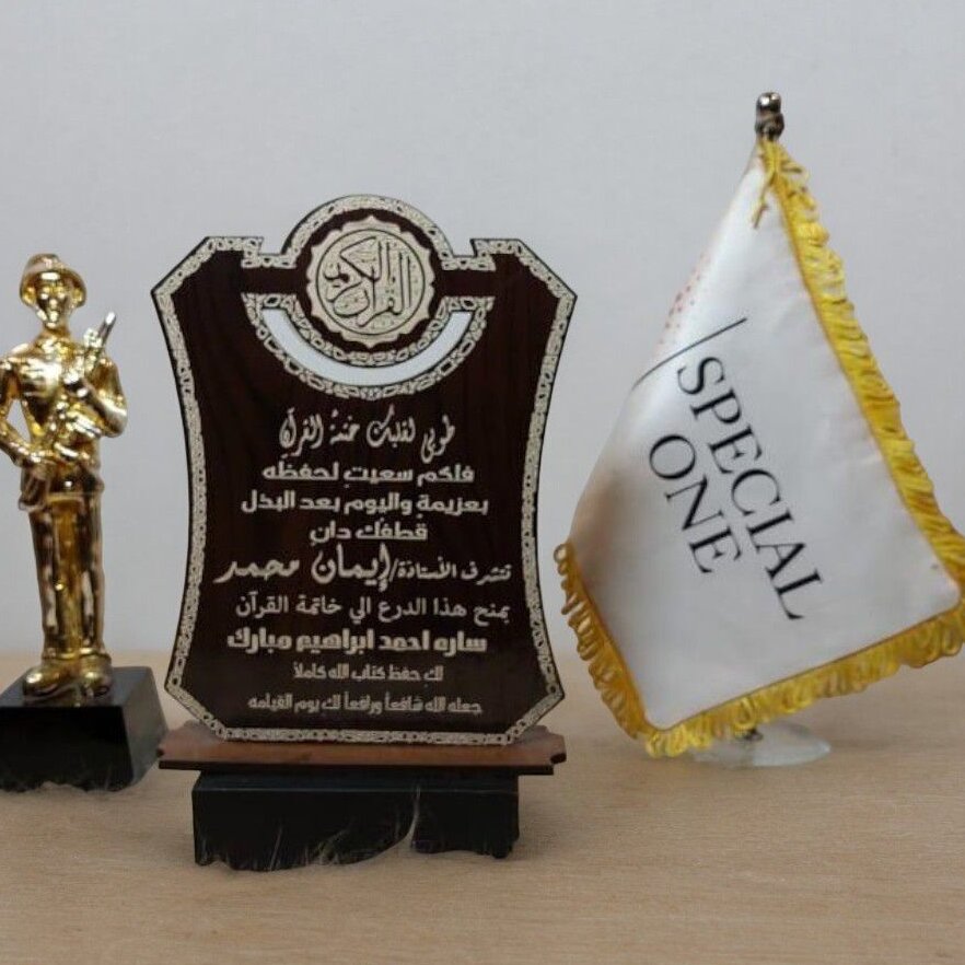 Intra απο ξύλο plywood 3mm-4mm πάχος – Τρόπαιο Ακαδημαϊκού Επιτεύγματος 25x30 cm INTRAVECTRY-MY542222