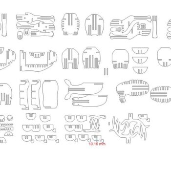 Intra απο ξύλο plywood 3mm-4mm πάχος – Διακόσμηση σπιτιού Deer End Table Ξύλινο ράφι 30x30 cm INTRAVECTRY-MY543841 - Image 4