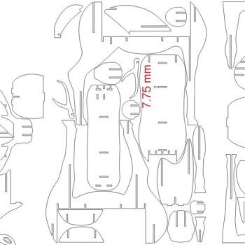 Intra απο ξύλο plywood 3mm-4mm πάχος – Τραπεζάκι ράφι αποθήκευσης ξύλινο ελάφι 30x35 cm INTRAVECTRY-MY542248 - Image 5