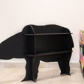 Intra απο ξύλο plywood 3mm-4mm πάχος – Ντουλάπι αποθήκευσης ραφιών Bear 40x45 cm INTRAVECTRY-MY545109 - Image 1