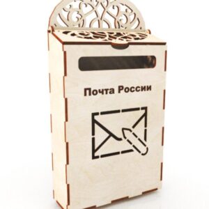 Intra απο ξύλο plywood 3mm-4mm πάχος – Επιτοίχιο Ξύλινο Ταχυδρομικό Κουτί 15x20 cm INTRAVECTRY-MY542513