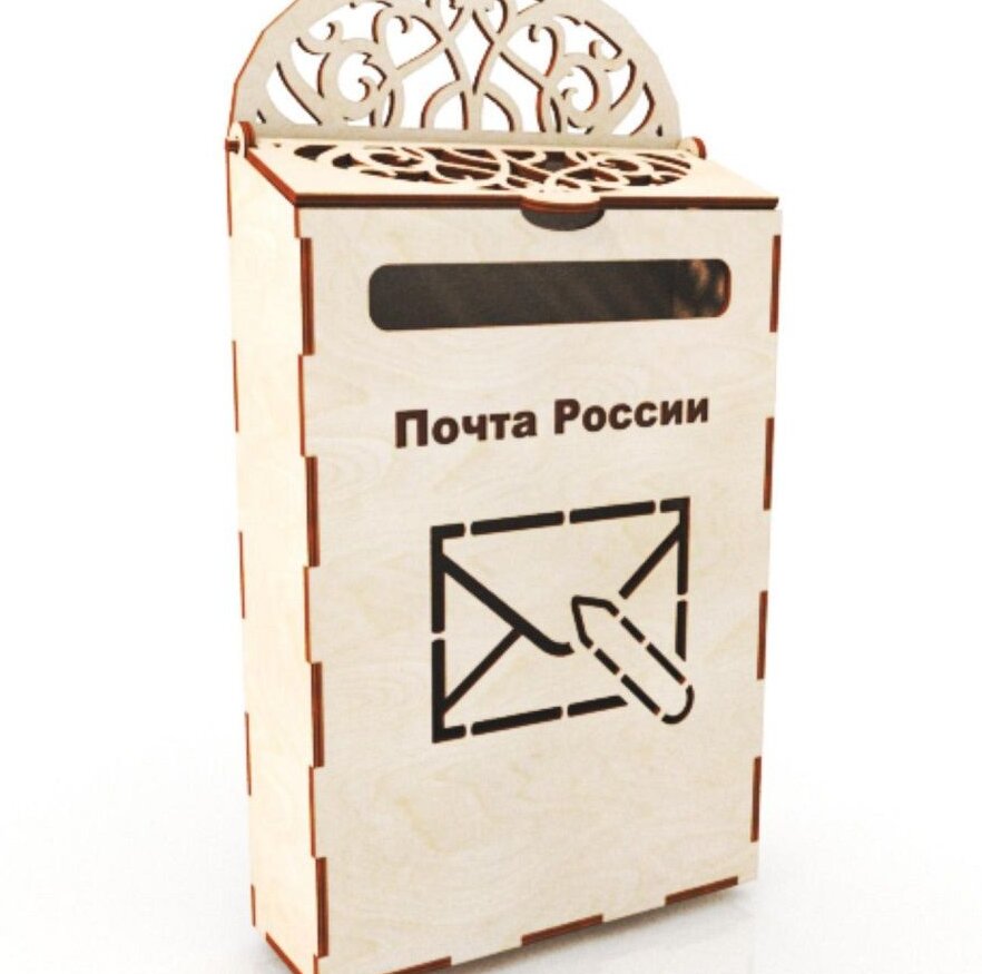 Intra απο ξύλο plywood 3mm-4mm πάχος – Επιτοίχιο Ξύλινο Ταχυδρομικό Κουτί 25x30 cm INTRAVECTRY-MY542314