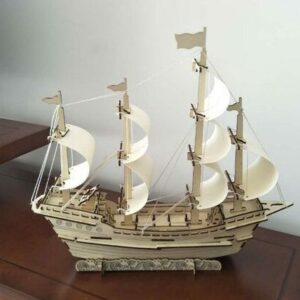 Intra απο ξύλο plywood 3mm-4mm πάχος – Σετ μοντέλου ξύλινου ιστιοφόρου 12x15 cm INTRAVECTRY-MY553194