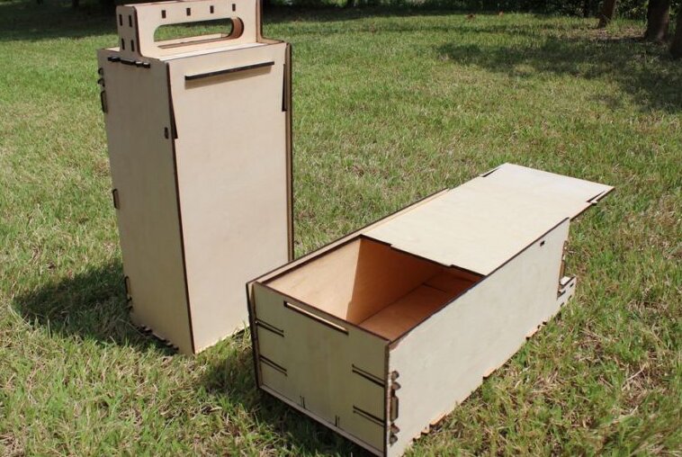 Intra απο ξύλο plywood 3mm-4mm πάχος – Φορητό Ξύλινο Κουτί πολλαπλών χρήσεων 40x45 cm INTRAVECTRY-MY542383 INTRAVECTRY-MY542383