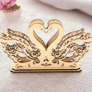 Intra απο ξύλο plywood 3mm-4mm πάχος – Θήκη για χαρτοπετσέτα κύκνου 30x30 cm INTRAVECTRY-MY542834